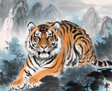 丹青绘虎魂，陈强法《虎啸山林画》独放